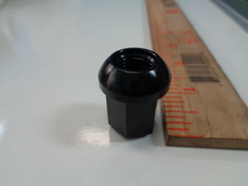 PORSCHE 911 914 924 944 968 928 ALLOY LUG NUT 黑色仿旧全新 999 182 003 36 — 第 4/4 张图片