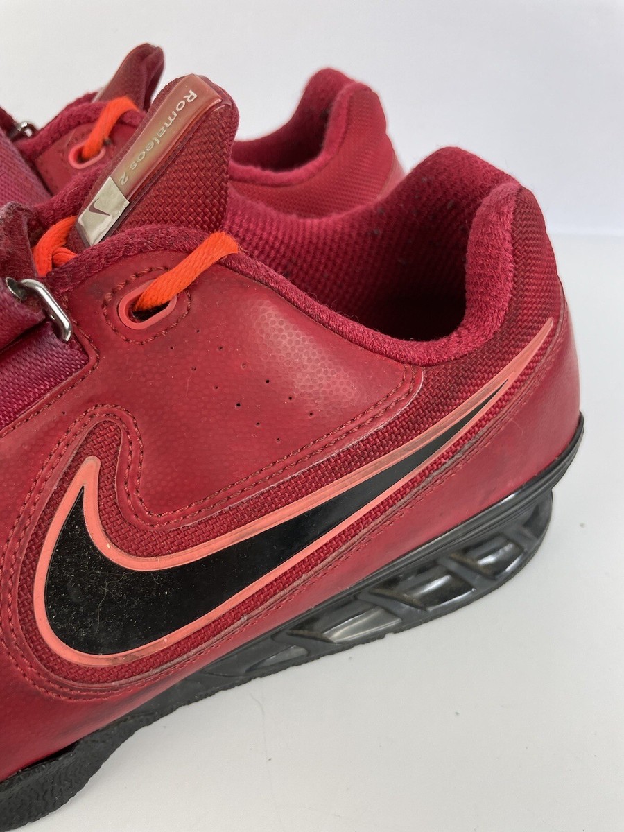 Nike Romaleos 2 Red / Orange / Black 476927-606 Sz 11 | eBay