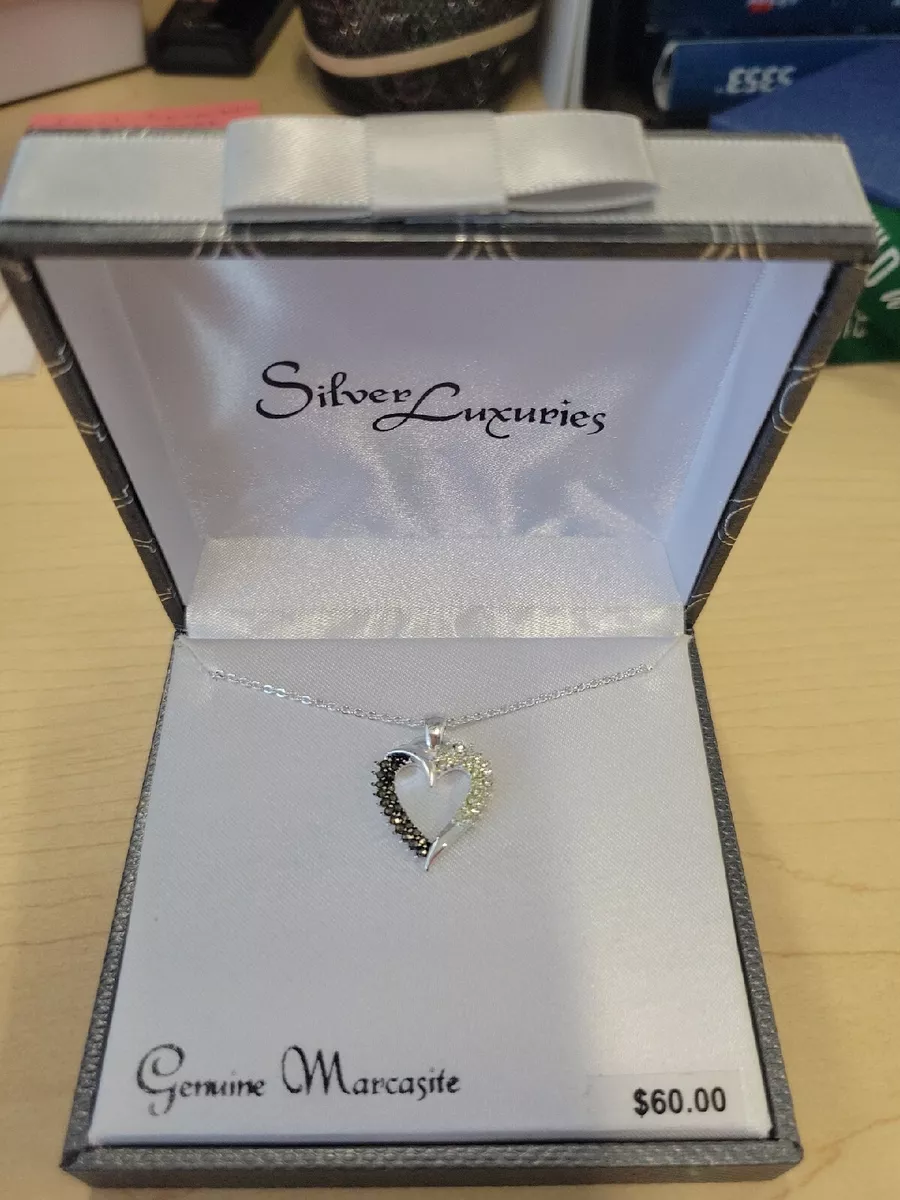 Silver luxuries shop genuine marcasite