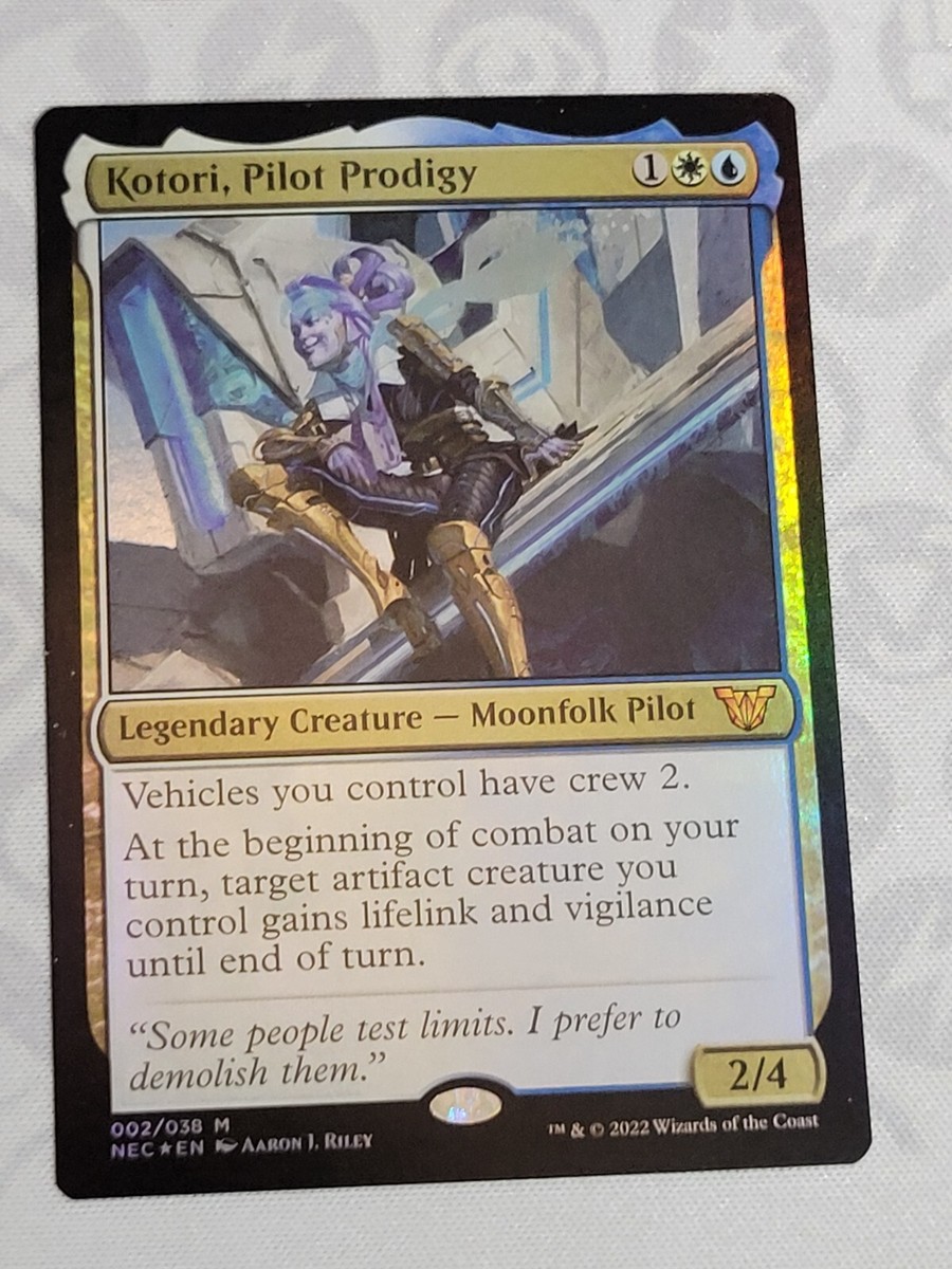 C4582 MAGIC MTG COMMANDER KAMIGAWA NEC KOTORI, PILOT PRODIGY #002