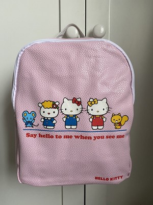 hello kitty leather backpack