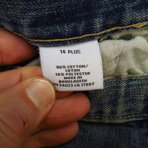 Old Navy Girls The Girlfriend Classic Rise Boot Cut Jeans Sz 14 Plus 30x29 - Picture 8 of 9