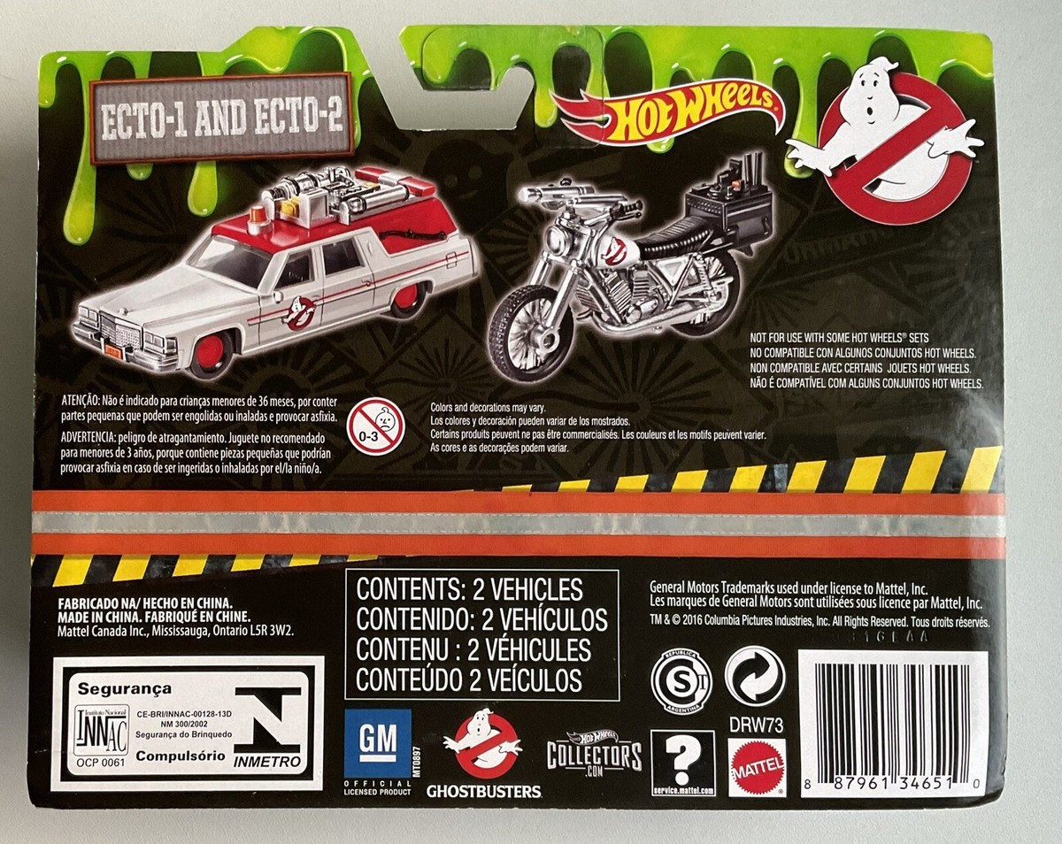 Hot Wheels ゴーストバスターズ ECTO-1 & ECTO-2 Amazon.com: Hot Wheels Ghostbusters 1:64 Scale Diecast