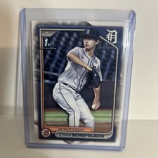 2024 Ethan Schiefelbein Bowman Draft Paper 1st Bowman Detroit Tigers BD-7