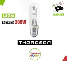 Lampadina lampada alogena Tubolare E27 205W 240V Luce calda RISPARMIO ENERGETICO