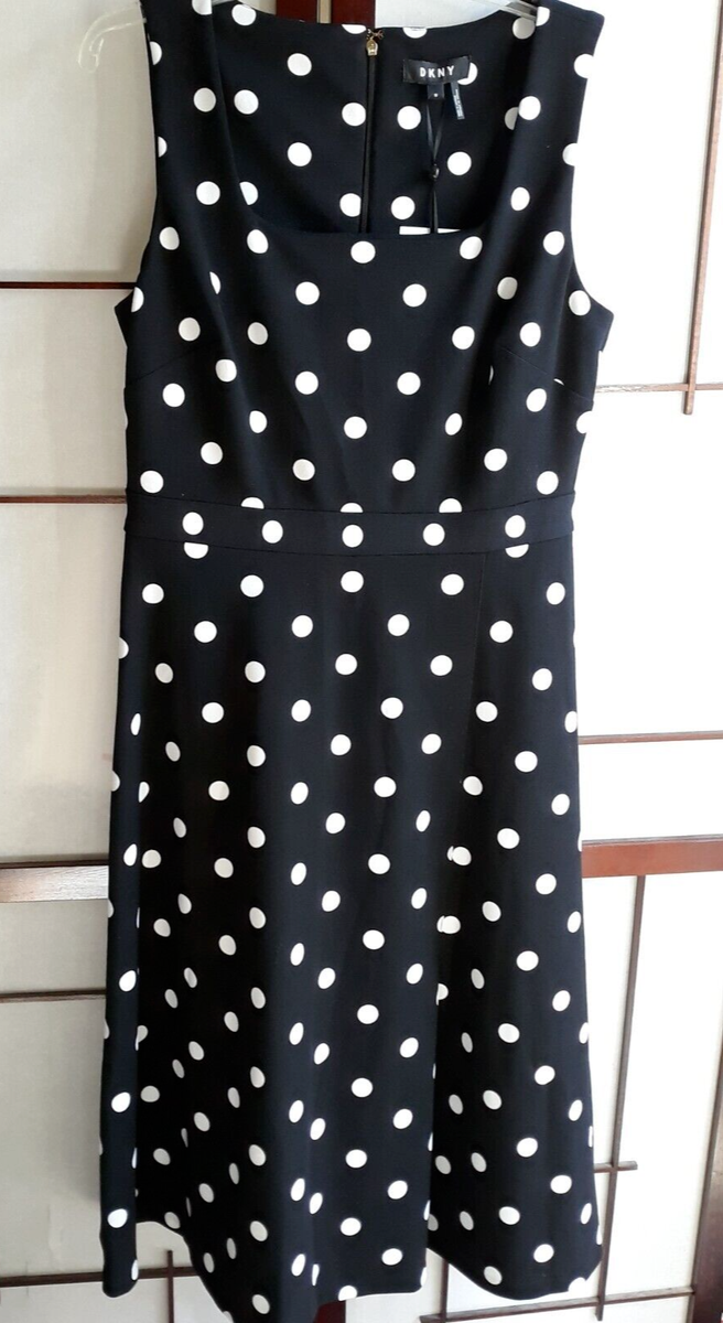 dkny black white dress DKNY Sleeveless Printed Maxi Dress White/Black Multi XL at Amazon Women's Clothing store