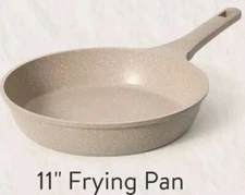 CAROTE ~ 11" Frying Pan ~ Nonstick ~ TAUPE ~ Granite ~ Aluminum ~ All Stovetops