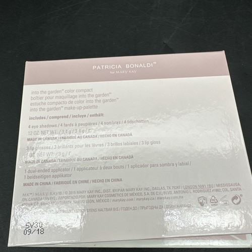 Mary Kay Into the GARDEN PALETTE Color 4 ombretti 3 lucidalabbra ~ floreale compatto - Foto 4 di 4
