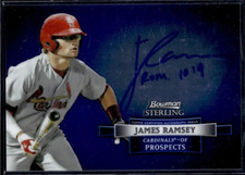 2012 Bowman Sterling James Ramsey Auto St Louis Cardinals #BSAP-JR