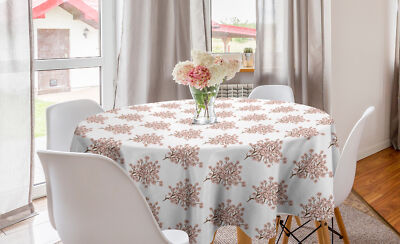 Runde Tischdecke Zweige der Kirsche