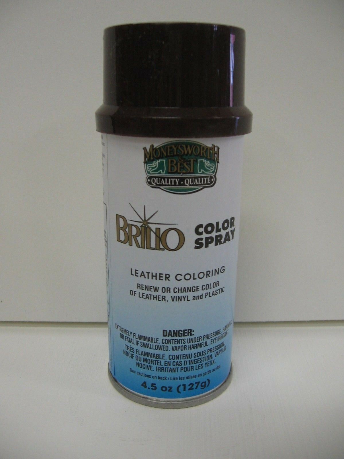 M&B BRILLO Shoe Color Spray Leather Paint Leather & Vinyl Coloring - 4. ...