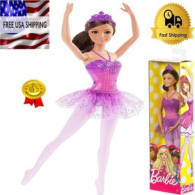 barbie fairytale ballerina doll purple