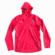 Under Armour Women BC Logo Pink Athletic Hoodie S