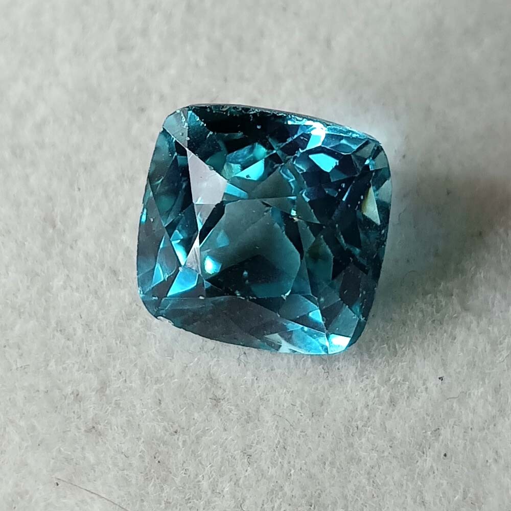 7 To 10 Ct Natural Montana Sapphire Square Cut Certified Loose