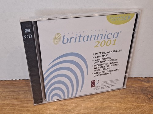 Encyclopedia Britannica 2001 - 2 CD - Win 95 98 NT ME PC - New Sealed - Picture 1 of 4