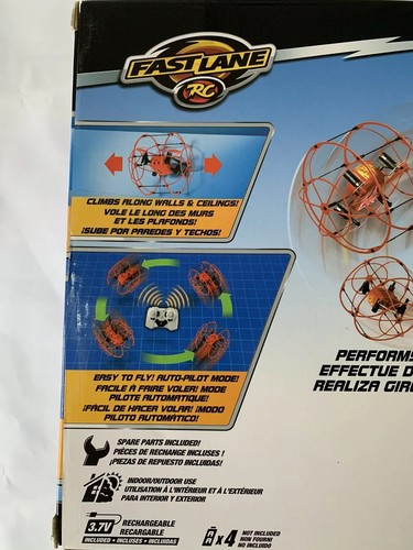 Rare Toys 'R' Us FastLane FLX Crawling Copter Helicopter RC Remote Control New - Picture 6 of 7