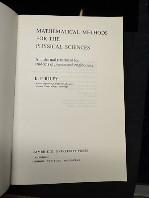 (BF95) mathematical methods for the physical sciences