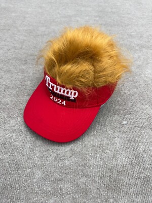 Trump 2024 Red Hair Hat Unisex Adults One Size