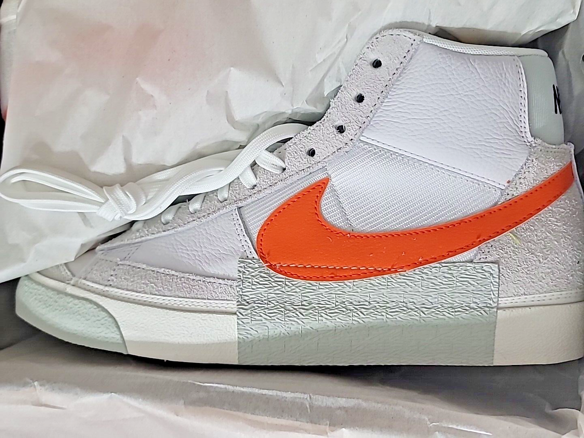 NIB ~ Men's Nike Blazer Mid Pro Club Size 12 White Orange Sail