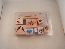 STAMPIN' UP "NEW" SET OF 9 STAMPS 2002 - WATERCOLOR GARDEN II