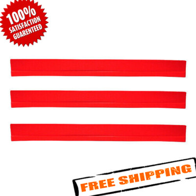 Dominator Race Products 1100-RD Red 3 Piece Dirt Rocker Panels
