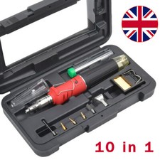 Cordless Auto Ignition Butane Gas Soldering Iron Kit Ignite Welding Torch Tools