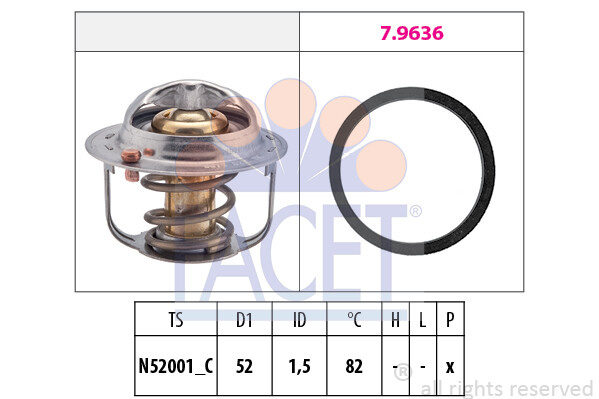Facet Thermostat FüR Suzuki SX4,VITARA,WAGON; Fiat Sedici-image