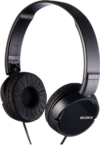 Auriculares de diadema estéreo graves adicionales Sony MDR-ZX110 - negros - Imagen 3 de 8