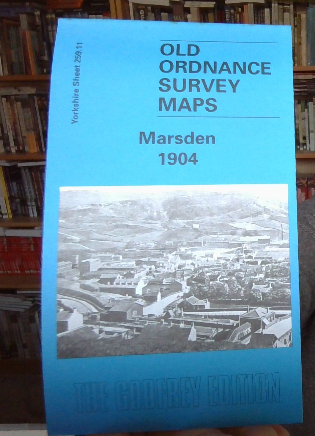 MAP OF Marsden 1904: Yorkshire Sheet 259.11 by Alan Godfrey NEW