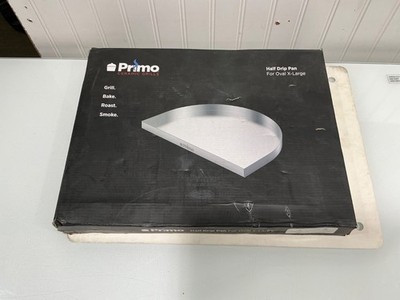 Primo Ceramic Grills Half Drip Pan for Oval XL PGXLDP-1