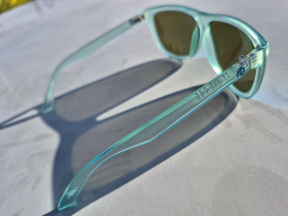 Gafas de sol eléctricas TONETTE Blizzard azul gris plasma cromo lentes ¡LEER! Foto 3 de 4