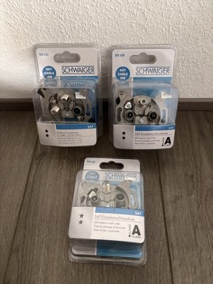 Schwaiger SAT Antennendose DSE 650 / DSE 652 Klasse A NEU