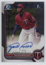 2022 Bowman Chrome Prospect Auto Yasser Mercedes #CPA-YMS Auto 0jk5