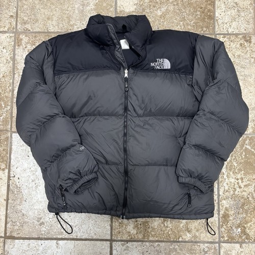 Vintage The North Face Nuptse 700 Down Puffer Jacket Coat Mens XL Grey