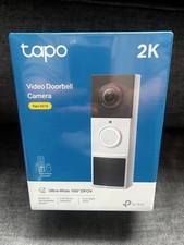 Sealed Tapo 2K video doorbell camera D210 tp-link  wide view wireless with chime