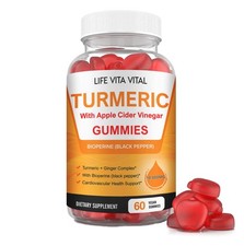 TURMERIC 95 CURCUMIN 10,000mg EXTRACT TUMERIC BLACK PEPPER ANTIOXIDANT GUMMIES