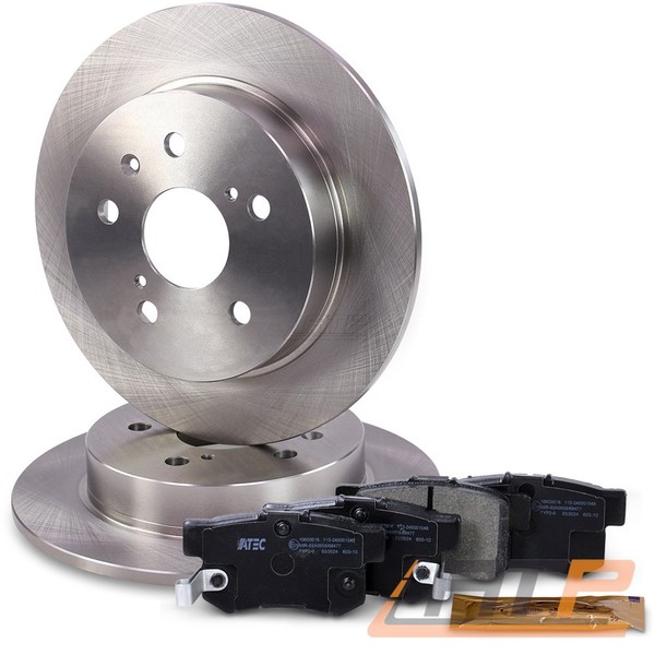 Bremsscheiben Voll Ø278 + BremsbelÄGe Hinten FÜR Fiat Sedici 189 Suzuki SX4-image