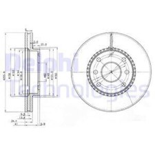 Disque de frein Daewoo REZZO