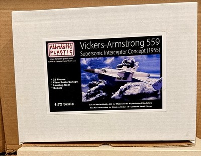 Fantastic Plastic Vickers-Armstrong 559 Resin Model Kit 1/72 NIB US Seller