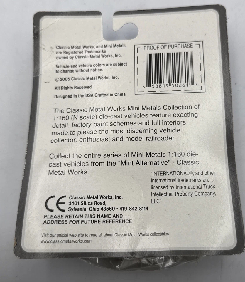 Classic Metal Works 50261 International R-190 Armout Star Reefer - NIB - Image 2 of 4