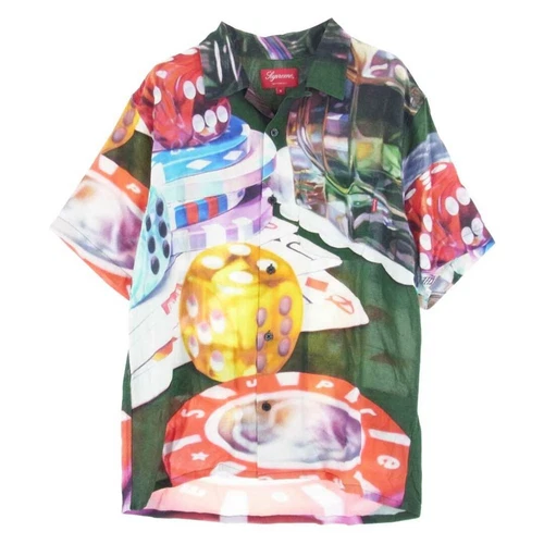 Chemise à manches courtes Supreme 18AW Casino Rayon occasion LIFE 0