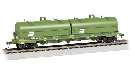 Coche de bobina de acero Bachmann escala HO Burlington Northern 55" con carga de bobina #576234 | Condition: New