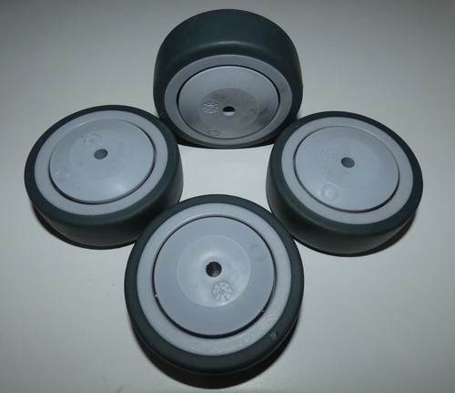 Ersatzrad Gummireifen grau 24x75mm mit Konuslager TK 50Kg 1 Stück