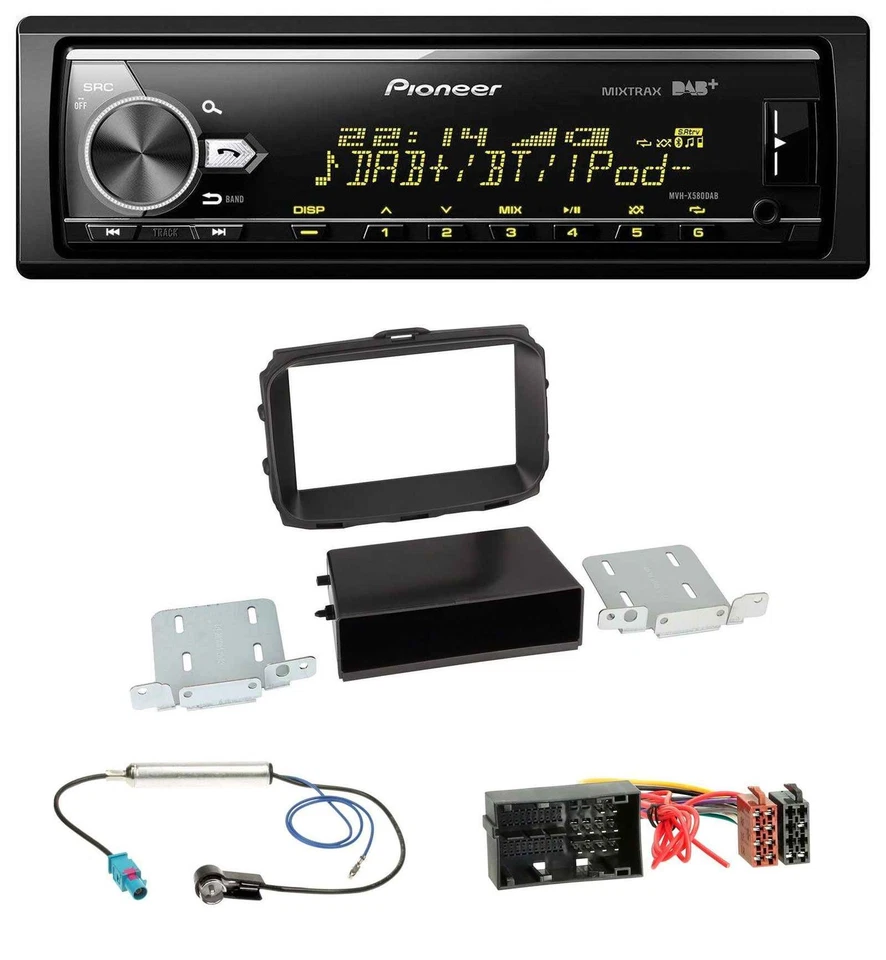 Pioneer Bluetooth USB DAB MP3 Autoradio für Alfa Romeo Giulietta 940 Facelift ab - Bild 1 von 4