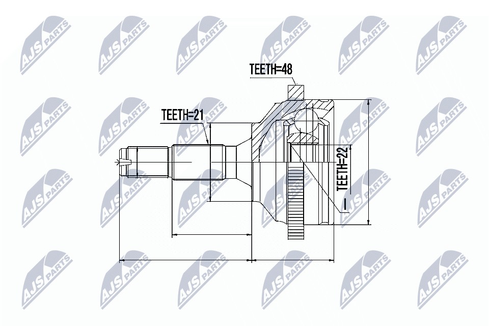 Fits NTY NPZ-PE-020 OUTER CV JOINT ⭐UK Stock⭐ - Image 17
