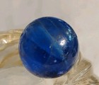 Vintage Vitro Peltier Translucent Windex Blue Swirl Marble ? — photo 3