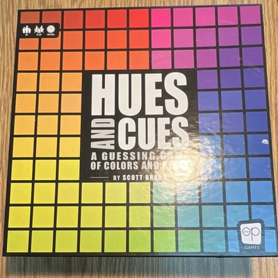USAopoly Hues and Cues Family Board Game Colors Easy to Learn 8+ 3-10 Players