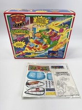 TMNT 1994 Pizza Skimmin Jetboat BOX ONLY + Stickers Sealed NM MINT Very Rare