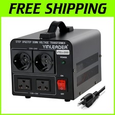 2000W Step Up/Down Transformer 110V/220V Voltage Converter