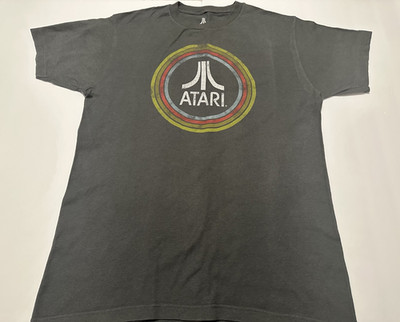 Vintage Atari T Shirt size medium preowned gray